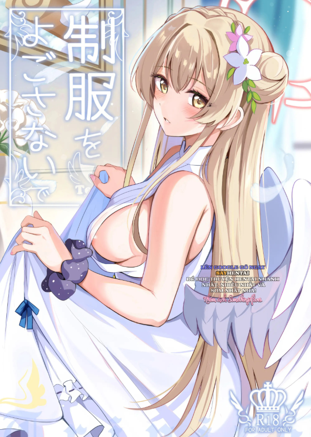 Đừng để dính lên đồng phục nhé